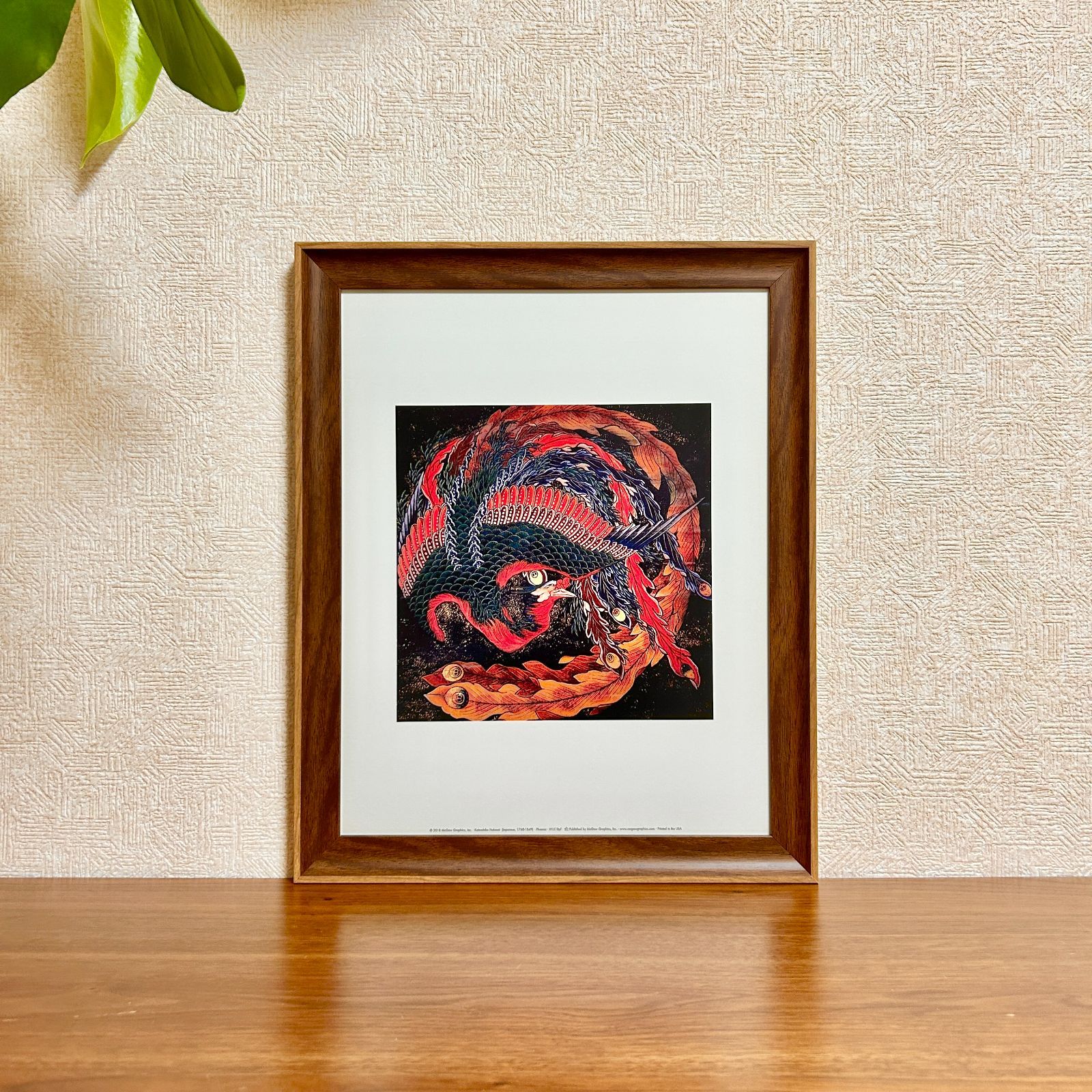 新品☆額縁付アートポスター☆日本画☆侘び寂び☆雅☆風景画