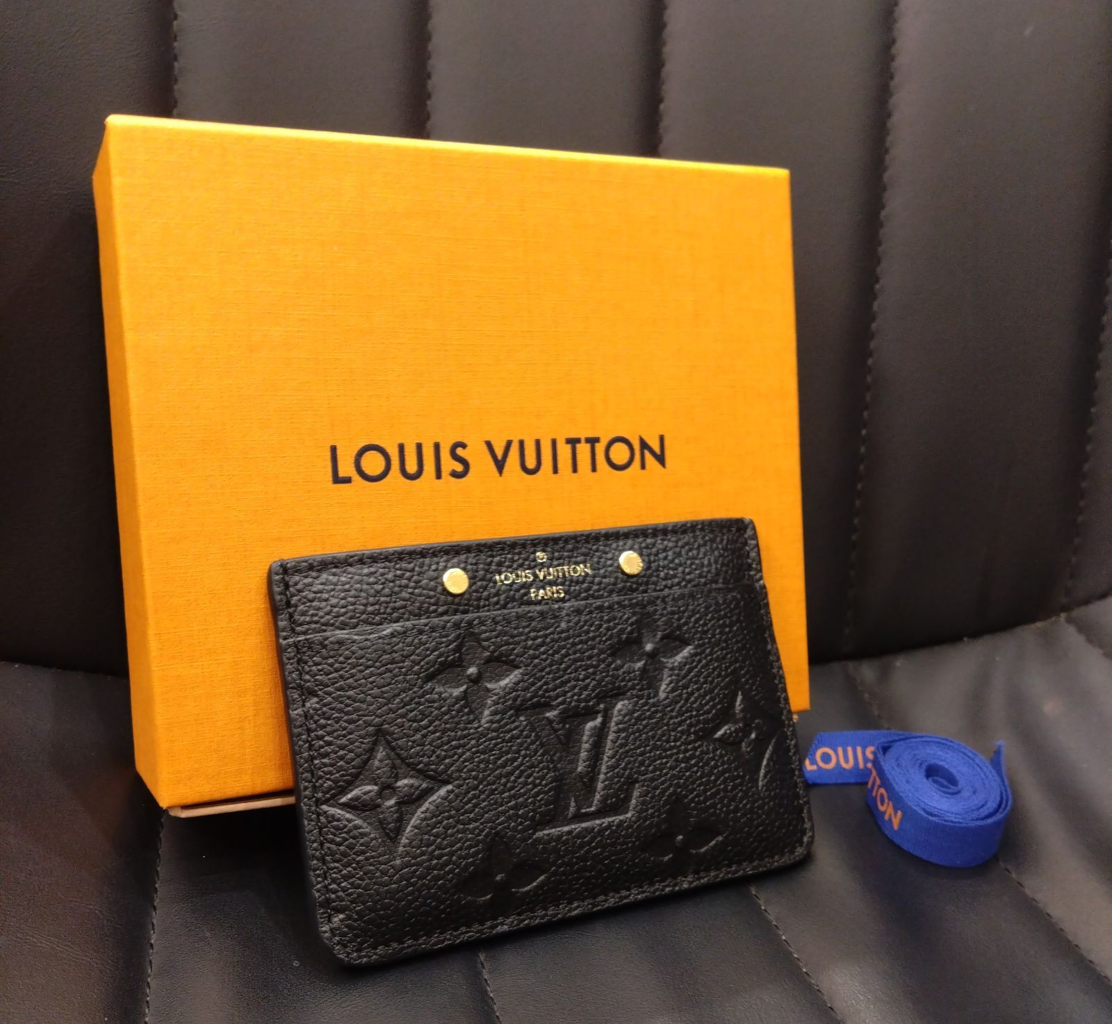 NA04662 LOUIS VUITTON ルイヴィトン モノグラム アンプラント ポルトカルト サーンプル カードケース ブラック M69171