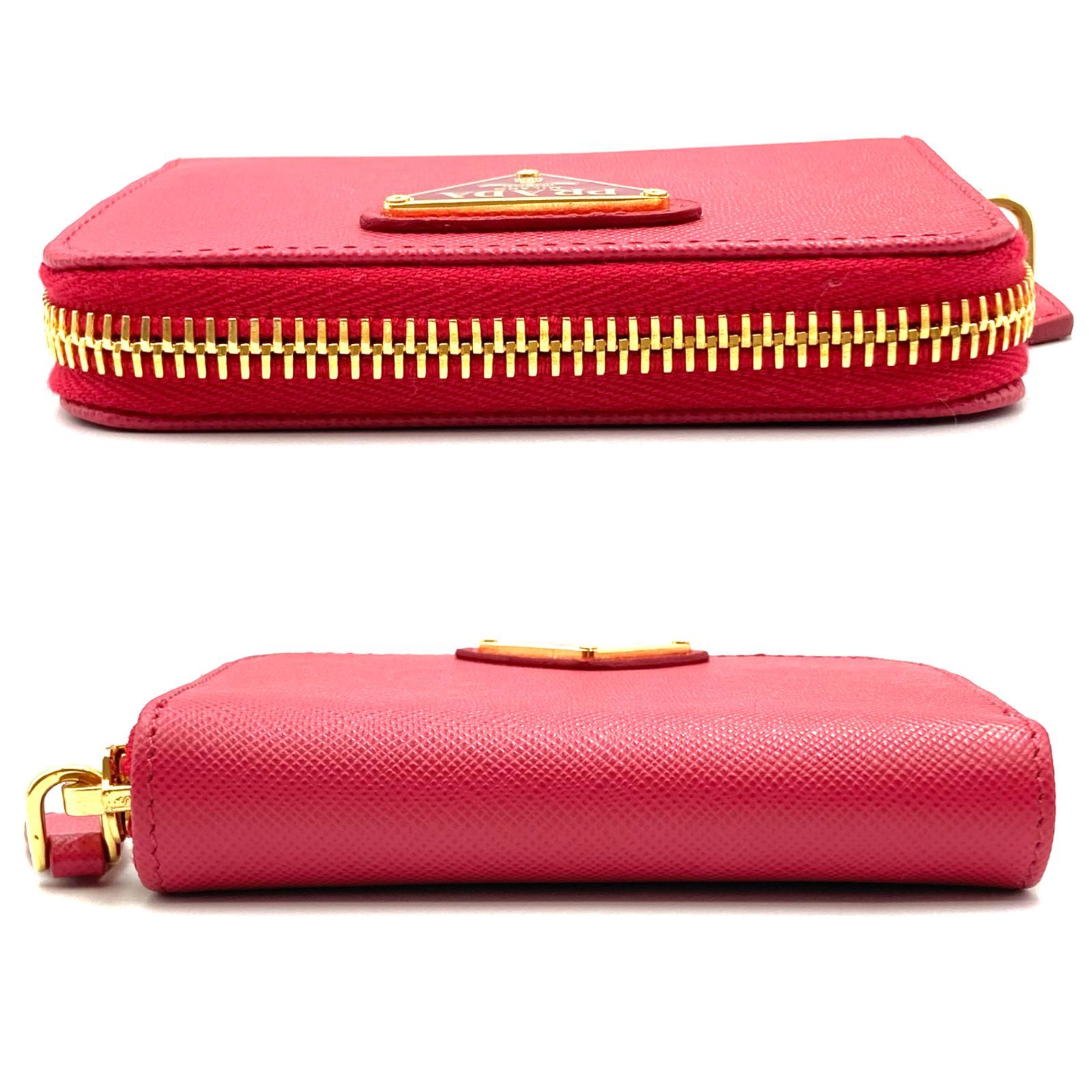 PRADA プラダ コインケース SAFFIANO ORO 1M0268 PEONIA ピンク