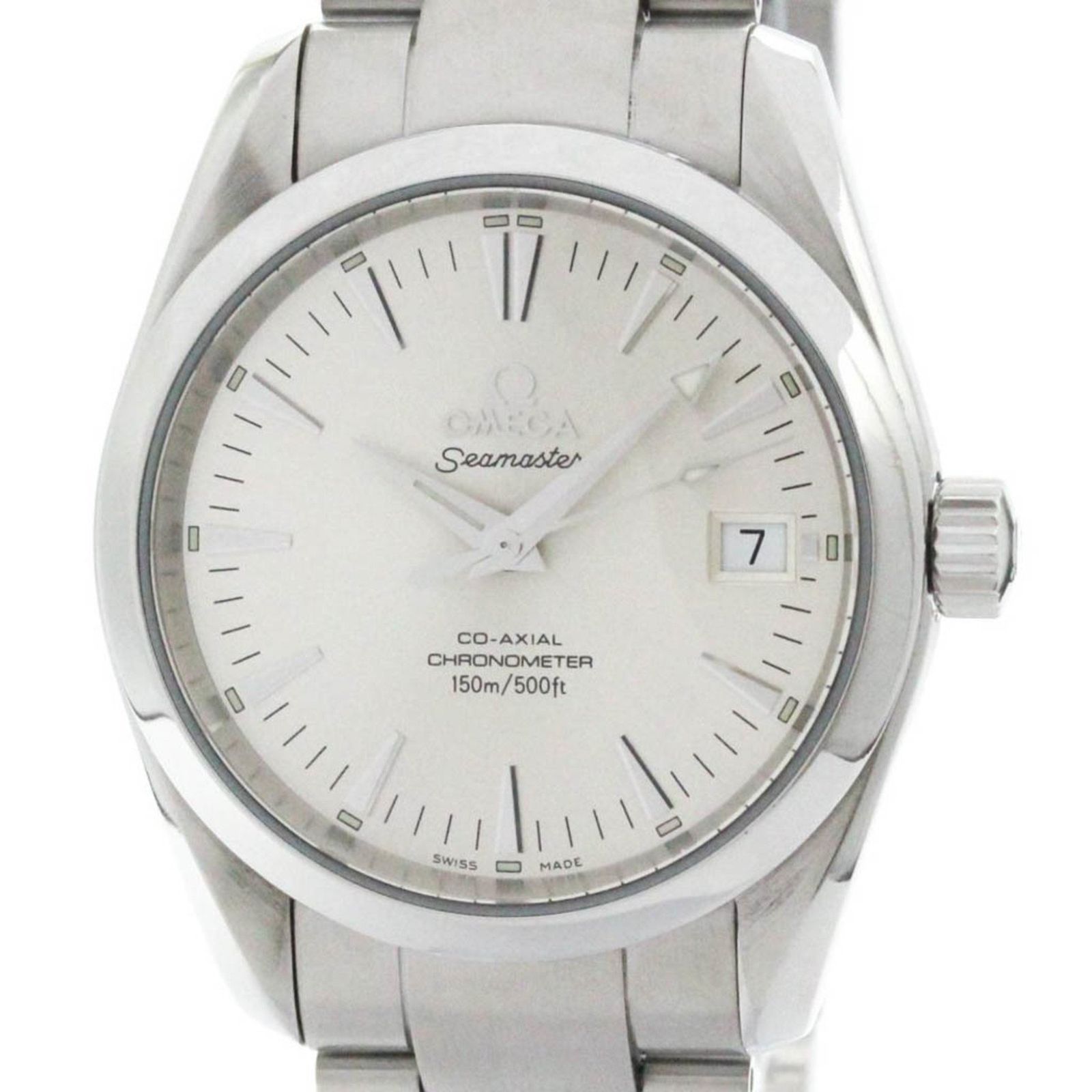 オメガ OMEGA シーマスター アクアテラ コーアクシャル ステンレススチール 自動巻き メンズ 時計 2504.30 外装仕上げ済み