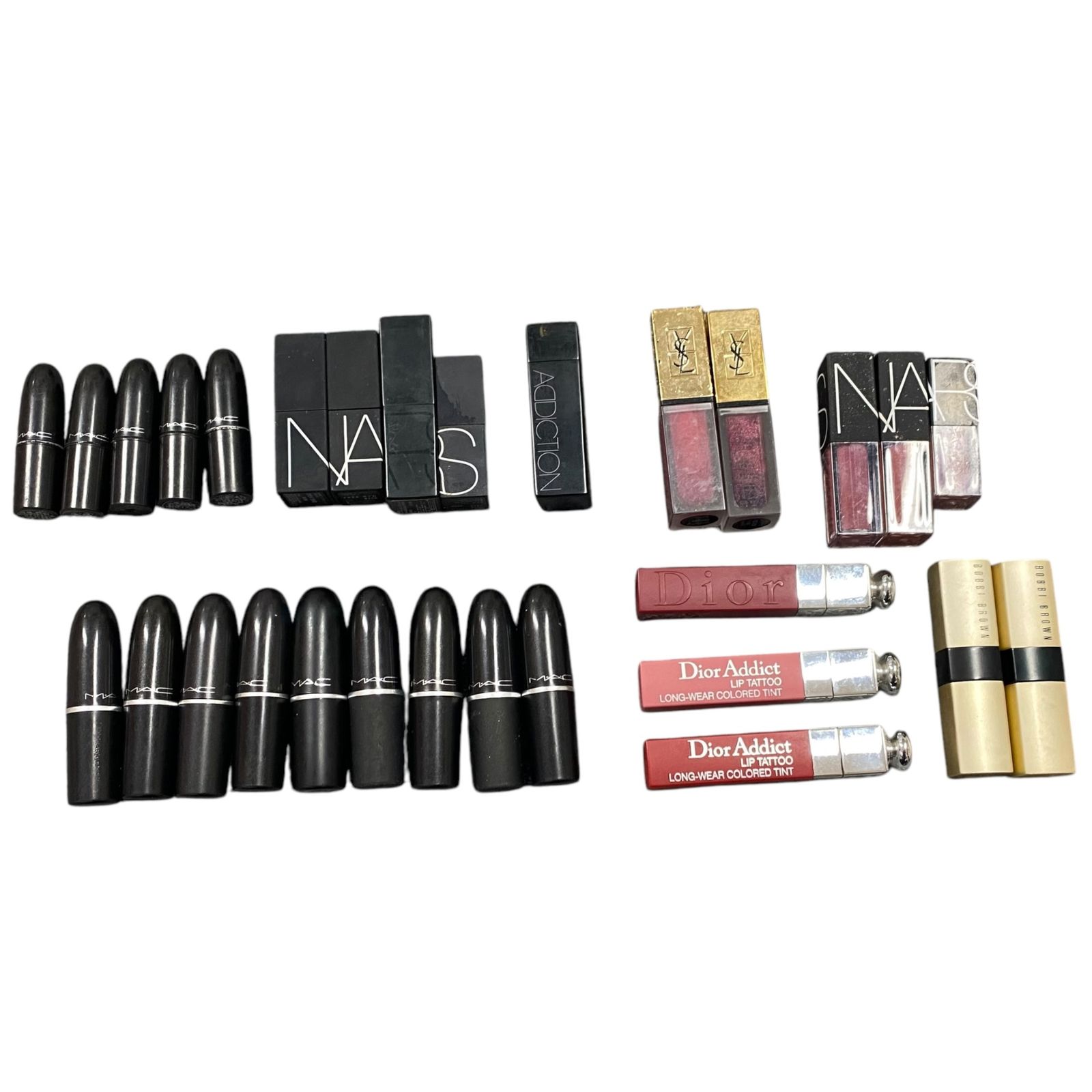 【中古品】Dior MAC MARS ボビーブラウン サンローラン 口紅 リップ まとめ 29点 デパコス A85908R3F