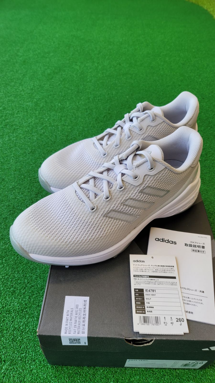 アディダス ZG23 VENT ゴルフシューズ スパイク 26cm