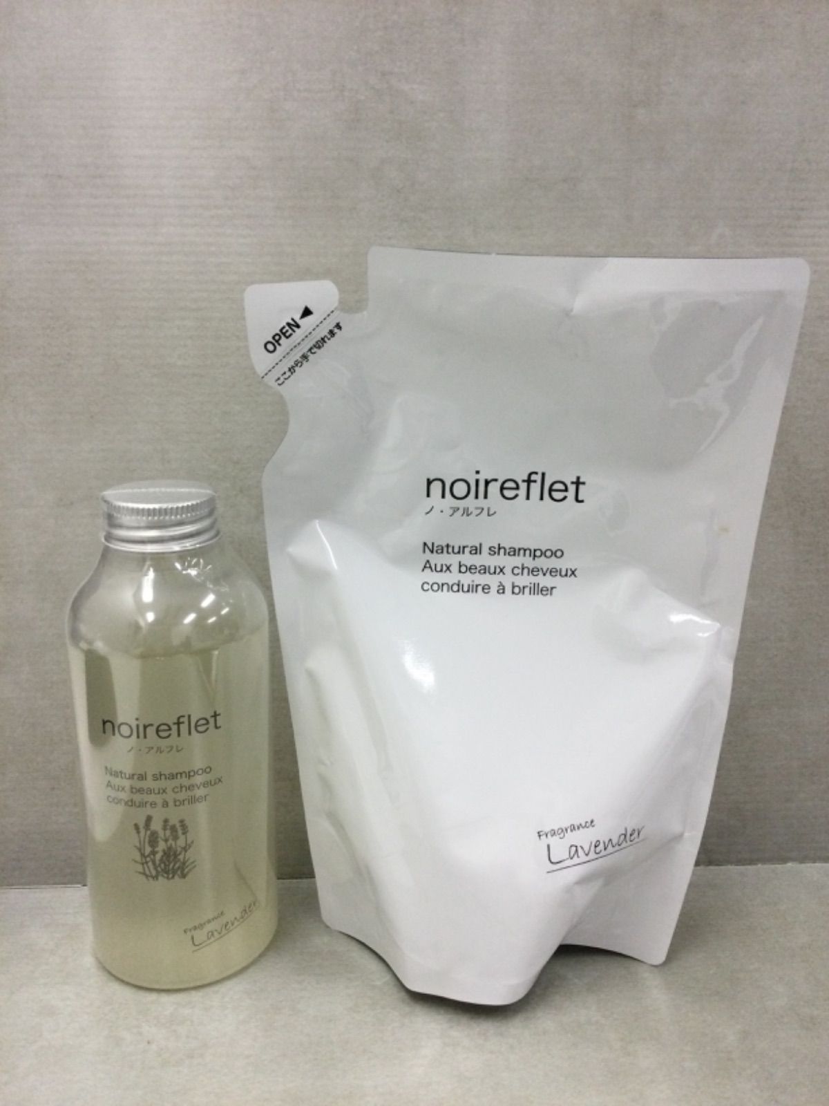 noireflet ナチュラルシャンプー ラベンダー 290ml 2個セット noireflet ナチュラルシャンプー 290ml 2個セット noireflet