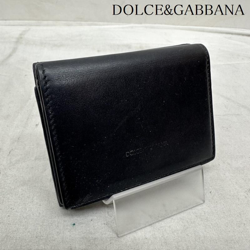 DOLCEu0026GABBANA ドルチェアンドガッバーナ 財布 コンパクト財布 レザー コンパクト ウォレット ミニ財布 - メルカリ