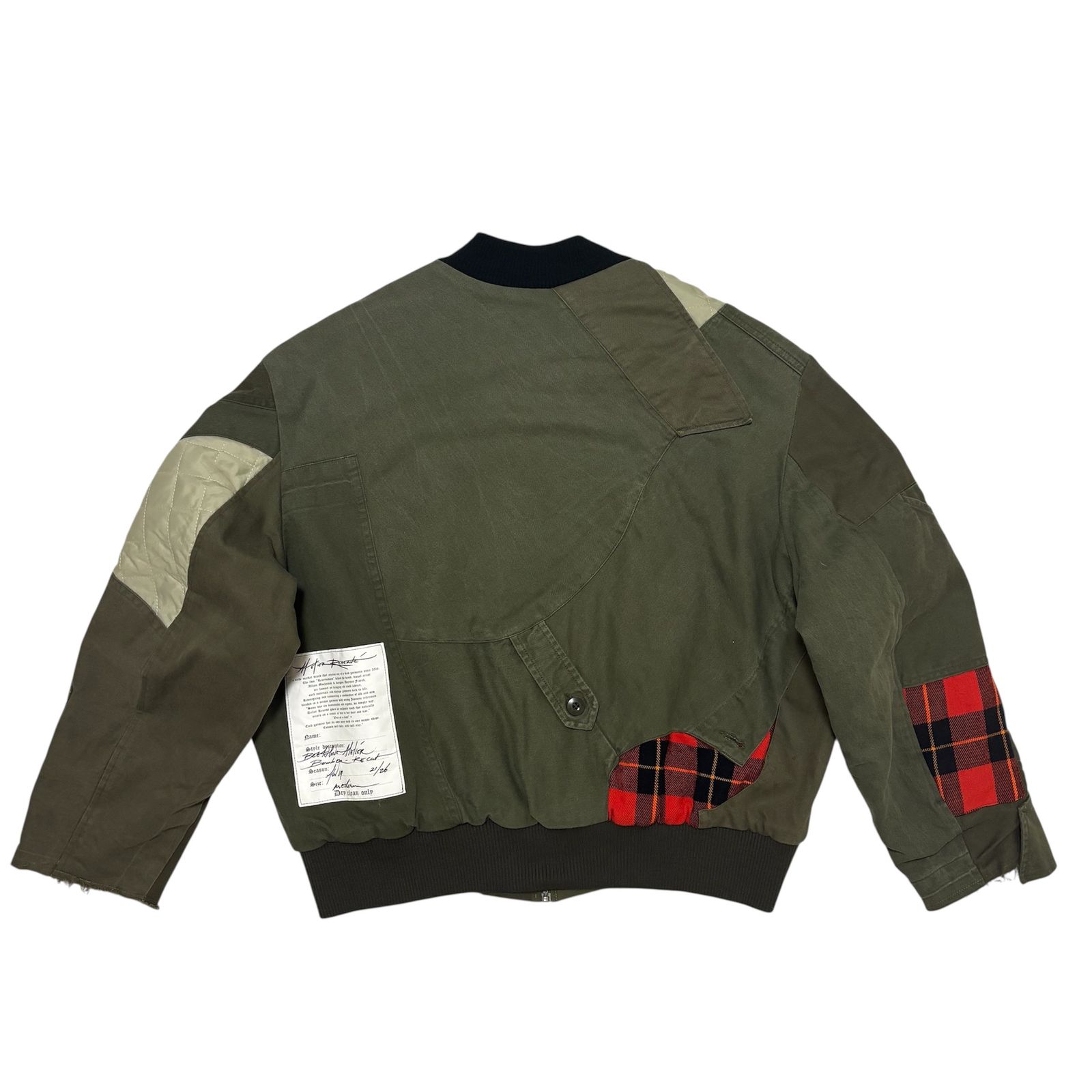 デンハム アトリエリザーブ ボンバージャケット 中古 デンハム DENHAM×アトリエリザーブ ATELIER RESERVE コラボ 限定