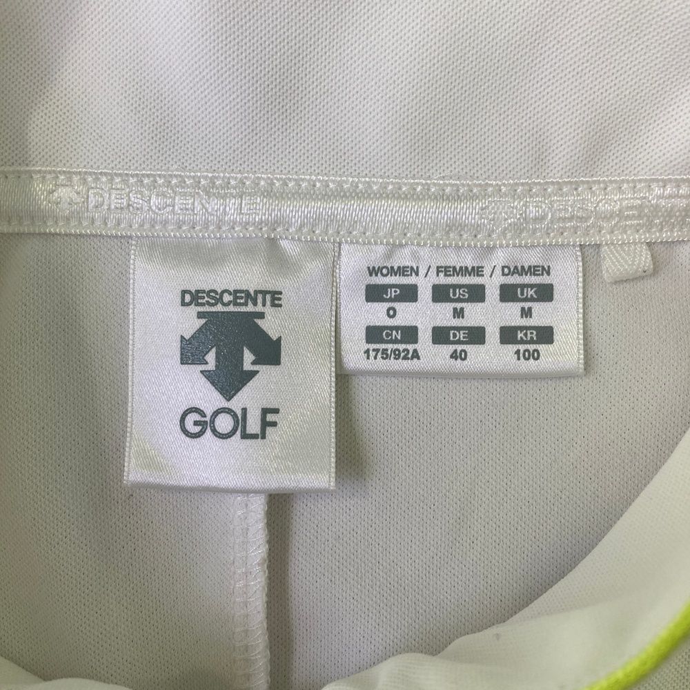 サイズ：S DESCENTE GOLF デサントゴルフ  ハーフジップノースリーブシャツ  ピンク系 [240101423428] ゴルフウェア レディース ストスト デサントゴルフ DESCENTE ゴルフ ハーフジップ半袖シャツ