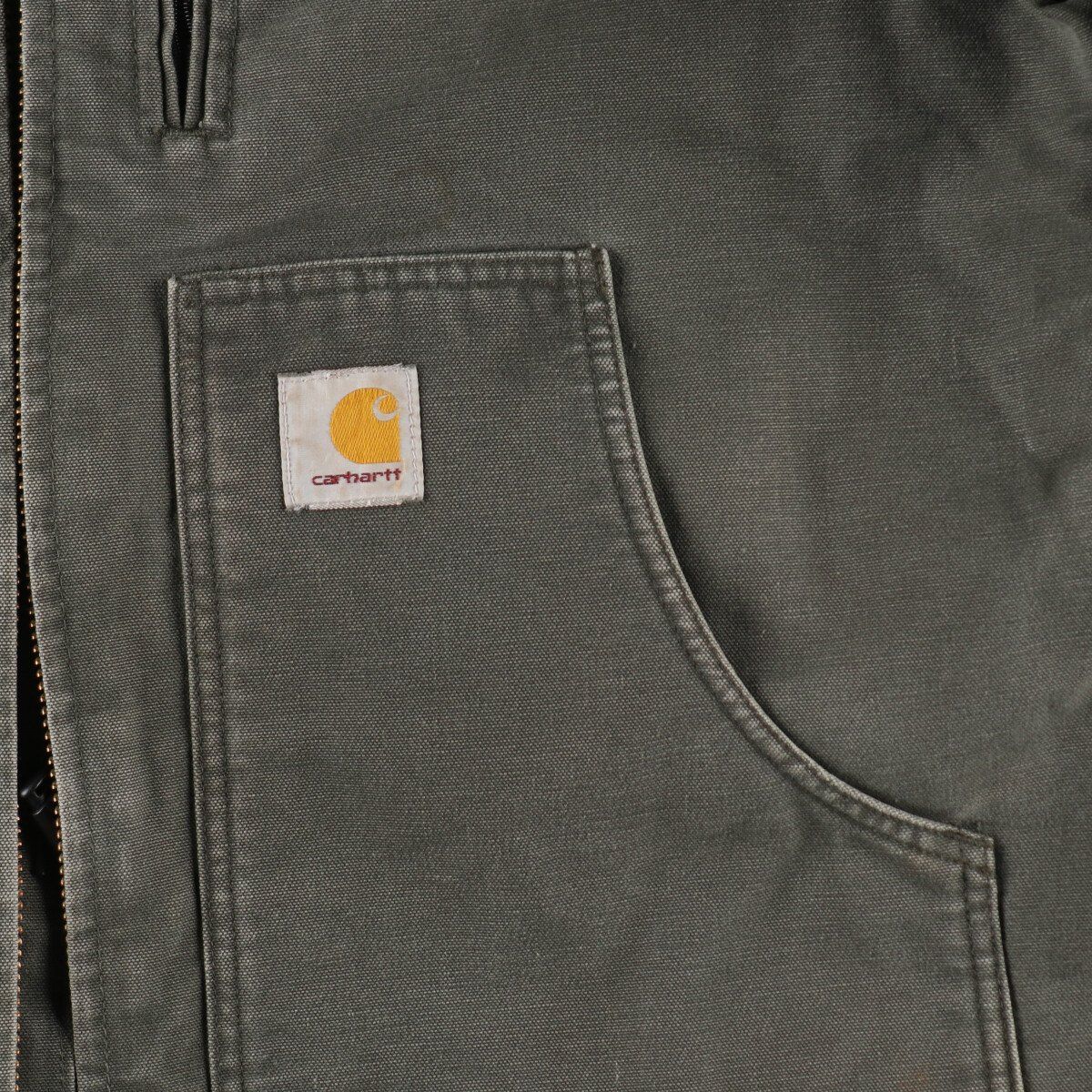 古着 カーハート Carhartt ダックフルジップパーカー メンズL相当/eaa481735