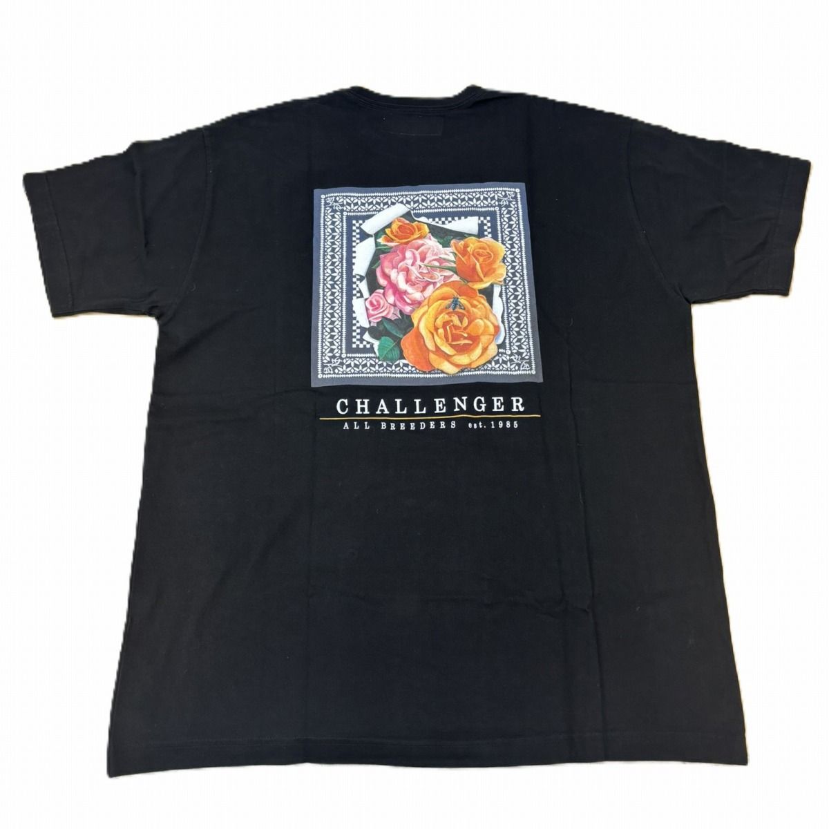 セット　CHALLENGER Flog tee tシャツ BANDANA XL CHALLENGER / BANDANA TEE -Navy-