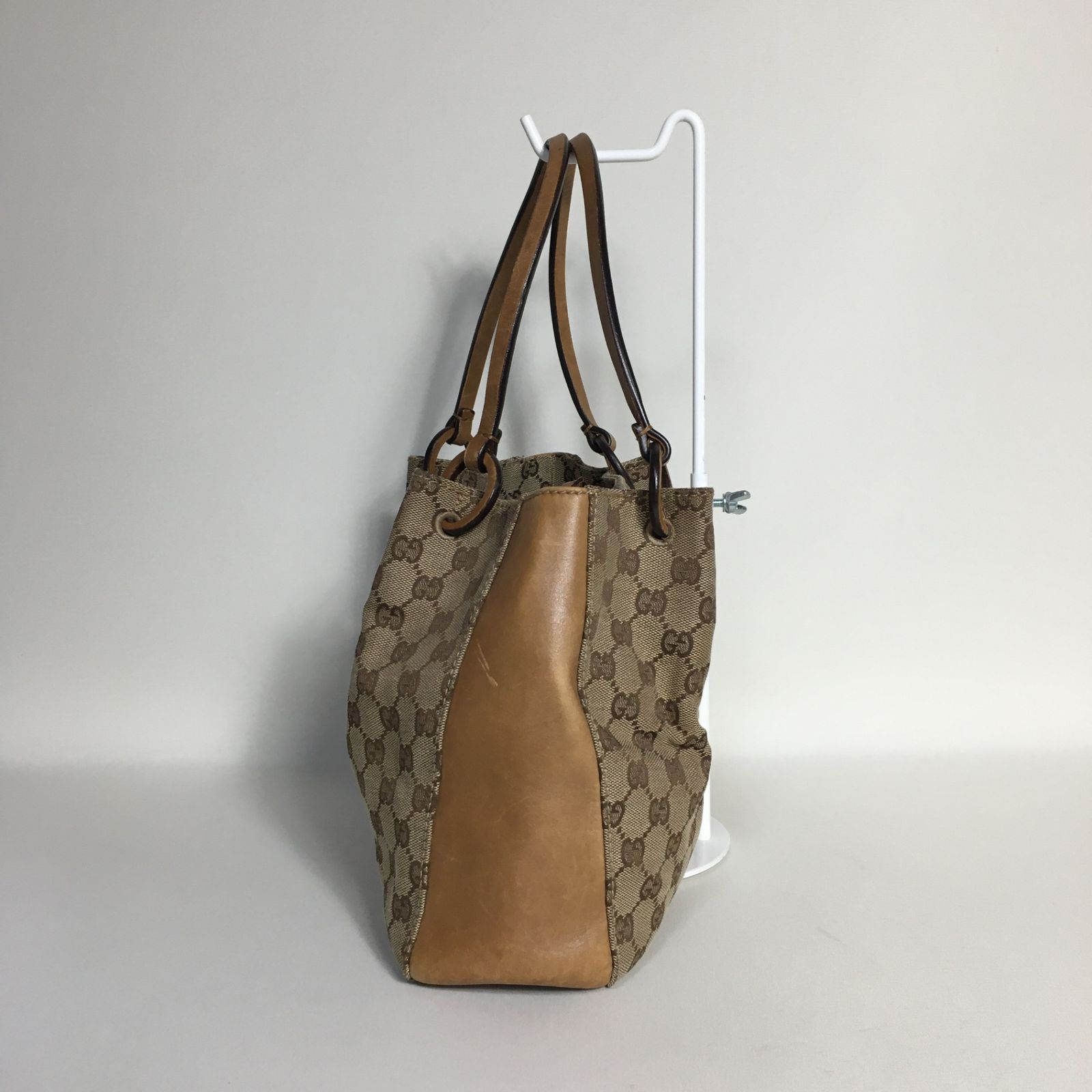2505-36｜※専用｜グッチ GGキャンバス ハンドバッグ ライトブラウン 2505-36｜グッチ GGキャンバス ハンドバッグ ライトブラウン