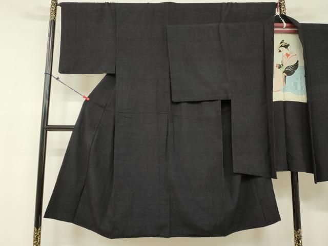 平和屋着物男性　紬　アンサンブル　霞文　正絹　逸品　DAAL1099ma