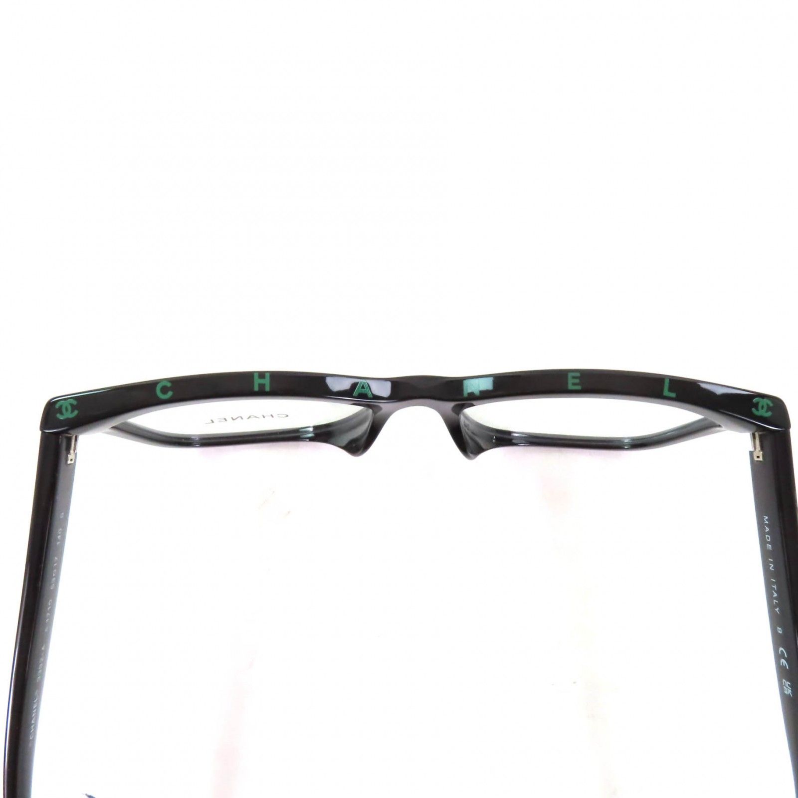 極美品☆CHANEL シャネル 3392 スクエア シェイプ オプティカル ココ  