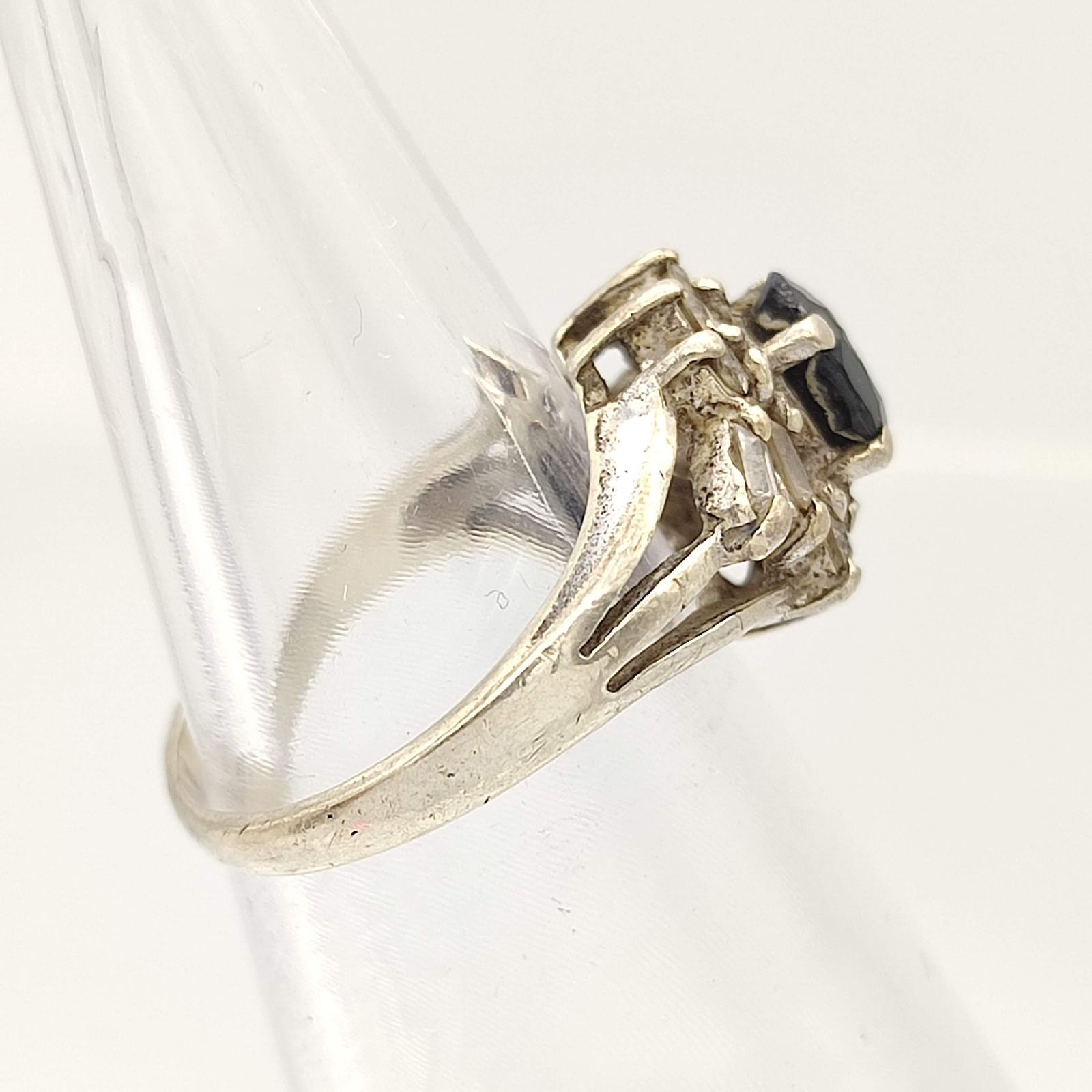 美品】オニキスデザインリング SILVER シルバー925 11号 - メルカリ