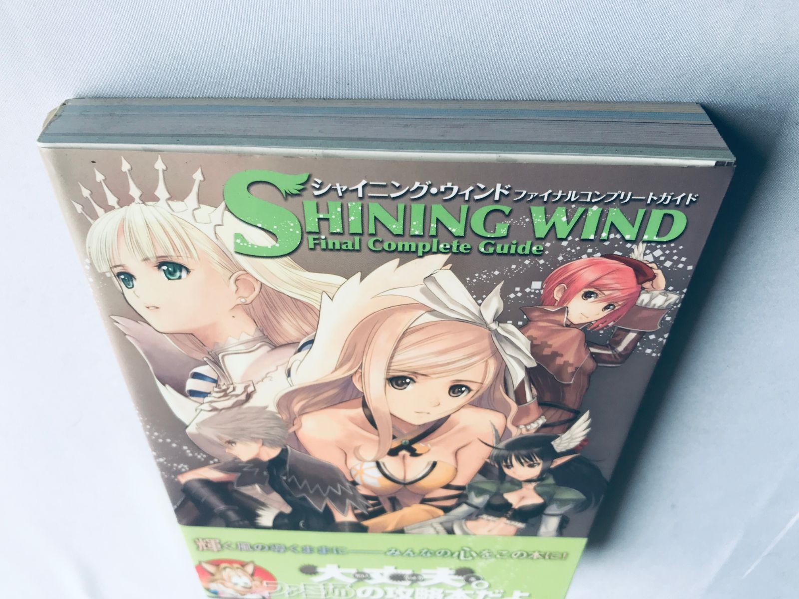 シャイニング・ウィンド ファイナルコンプリートガイド 帯 攻略本 初版 