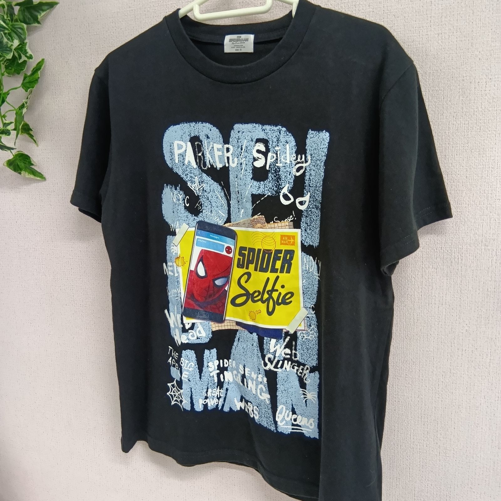 MARVEL]マーベル Tシャツ スパイダーマン 半袖 メンズ 綿100％ 古着 