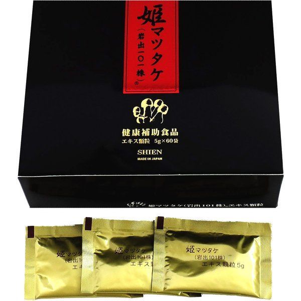 シエン 姫マツタケ (岩出101株) エキス顆粒 300g(5g×60袋) ヒメマツタケ 姫松茸 高濃度 アメリカFDA登録 岩出菌学研究所  健康補助食品 サプリメント 高品質 きのこ食品 日本製アガリスク - メルカリ