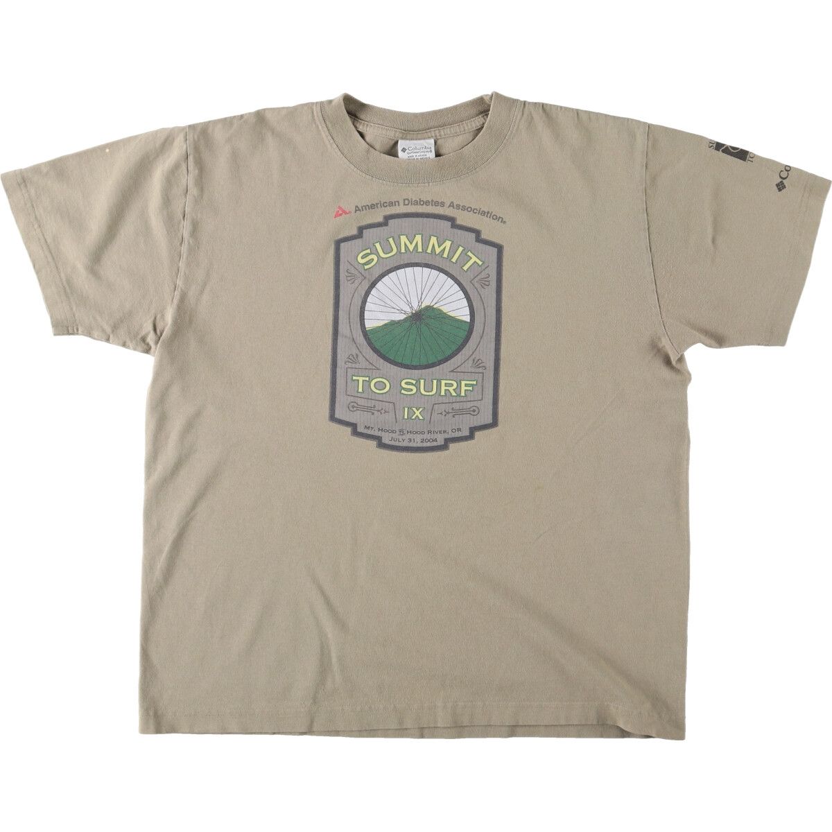 古着 00年代 コロンビア Columbia 半袖 プリントTシャツ メンズM/eaa435176