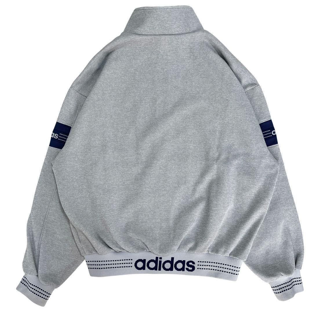 7402 adidas トラックジャケット デサント グレー XL アユニD