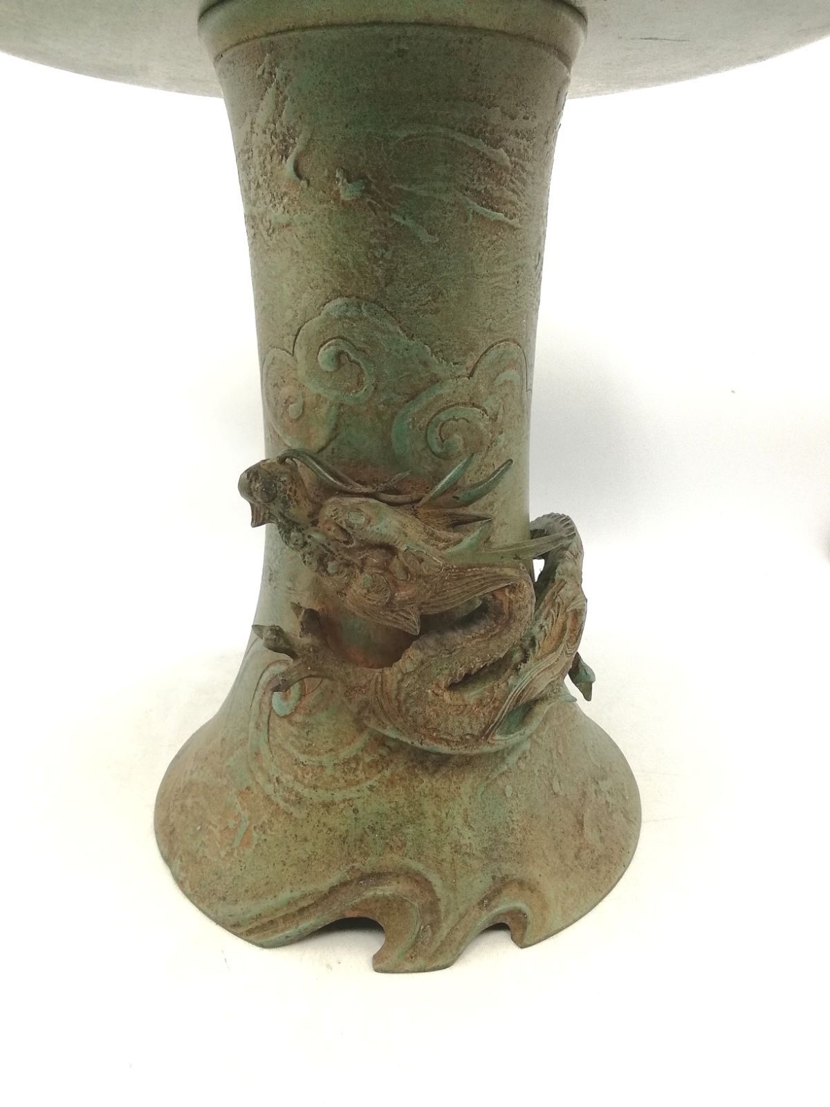 manchi様専用ドラゴン 龍 龍 彫刻 花器 皿型薄端 花器 花入 華道 2025