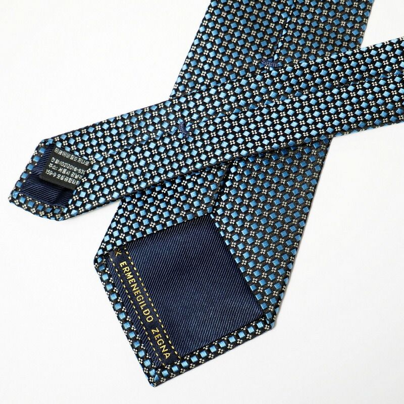 Ermenegildo Zegna エルメネジルドゼニア ネクタイ シルク