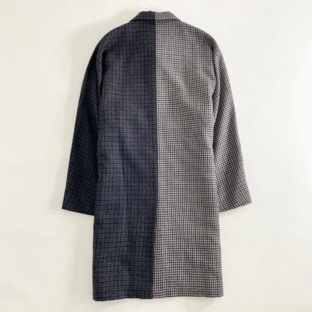 44h22 《美品》 DAIRIKU ダイリク 18AW Bicolor Mackimaw Coat マッキ 