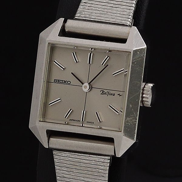 セイコー ベルフィーナ 1120-3050 手巻き シルバー文字盤 レディース腕時計 KTR 2000000 - メルカリ