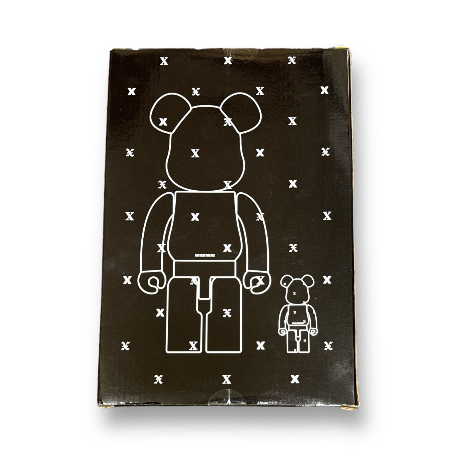 未使用品 MEDICOM TOY × GOD SELECTION XXX 22AW BE@RBRICK BLACK 