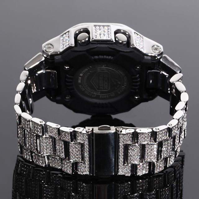 カスタム G-SHOCK GX-56 CZダイヤ ベゼル 幅22mm 極太ベルト - メルカリ