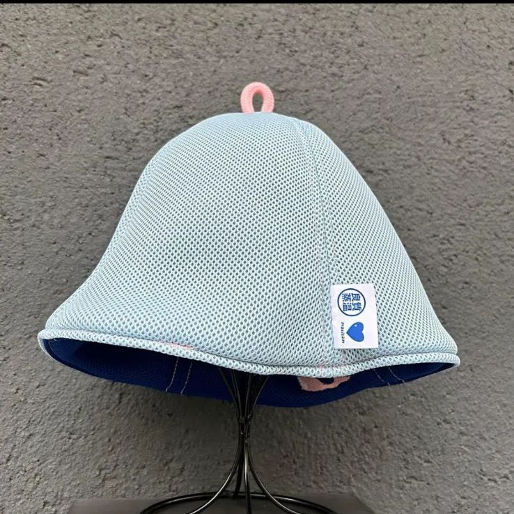 改良湯 BSH ベストサウナハット 良質蒸温 リバーシブル メッシュ
