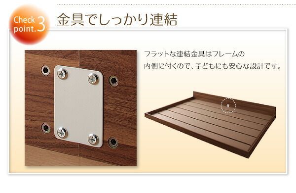 ずっと使える・将来分割出来る・シンプルデザイン大型フロアベッド 国産カバーポケットコイルマットレス付き ワイドK200 組立設置付 ずっと使える・将来分割出来る・シンプルデザイン大型フロアベッド