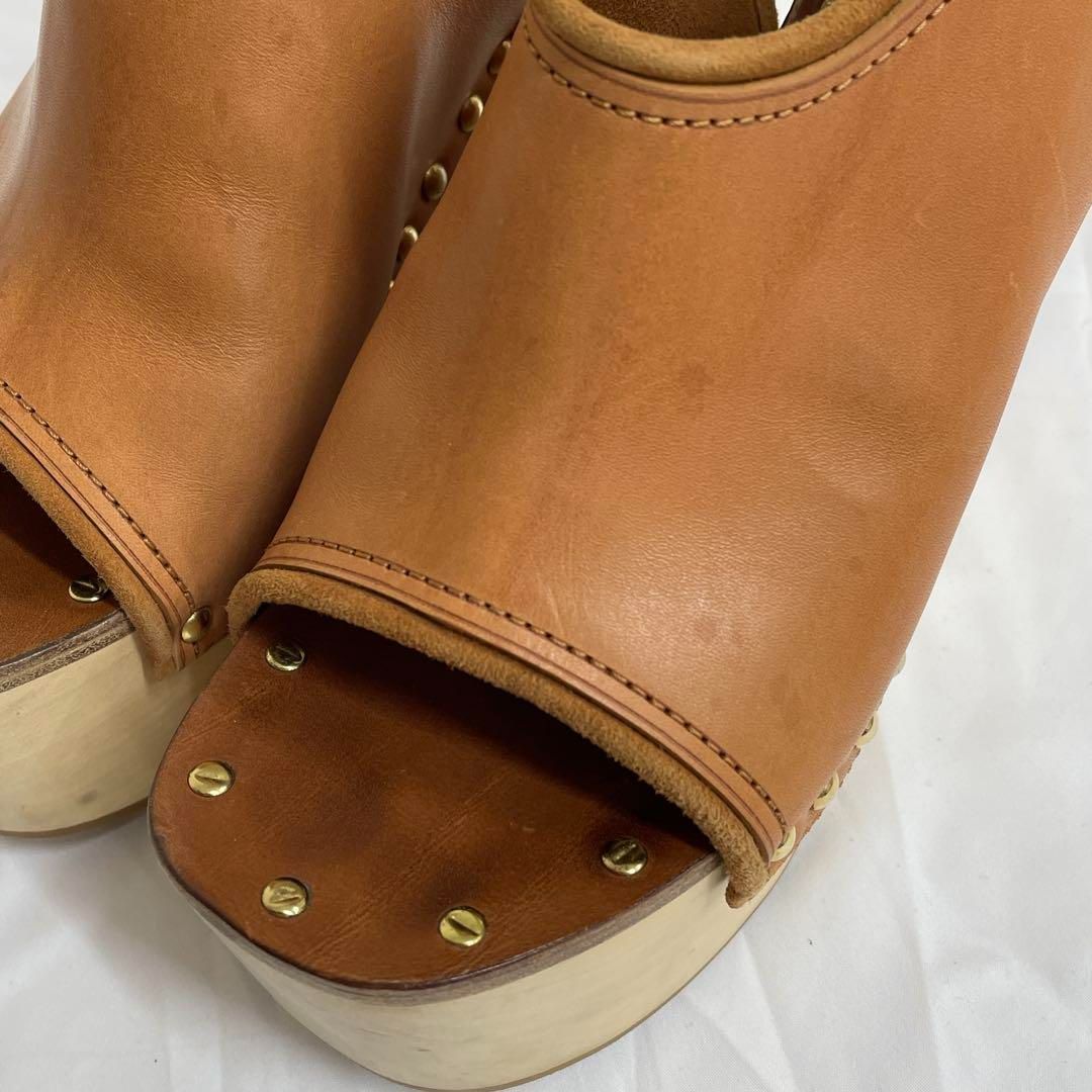 美品！CELINE セリーヌ　フィービー期 サンダル ウェッジソール レザー CELINE セリーヌ フィービー期 レザーサンダル ウェッジソール