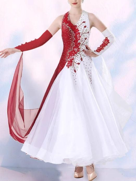 美品✨社交ダンス【WORLD】スタンダードドレス　Mサイズ 社交ダンス スタンダード ドレス M サイズ - メルカリ