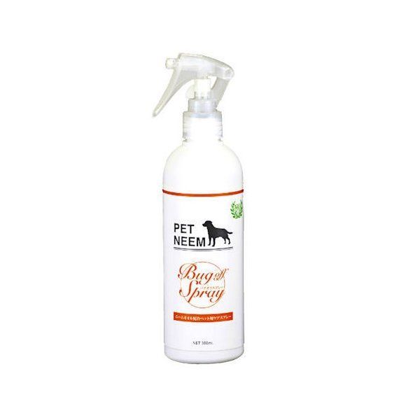 環健 ペットニーム バグオフスプレー 300ml 3個セット 虫よけ ダニよけ 防虫 抗菌 犬 猫 ケア 天然成分100％ ノミ マダニ 蚊 散歩 ペット用品 グッズ