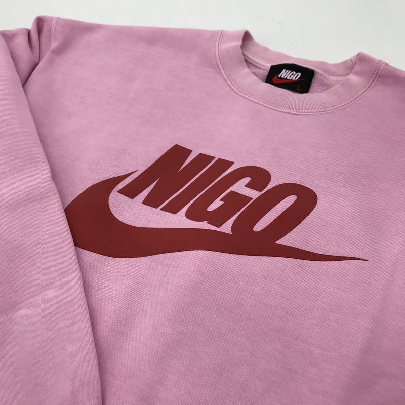 NIKE / スウェット/L/コットン/PNK/FV5941-621 Nike Nigo スウェット FV5941-621 フリース クルーネック スウェット