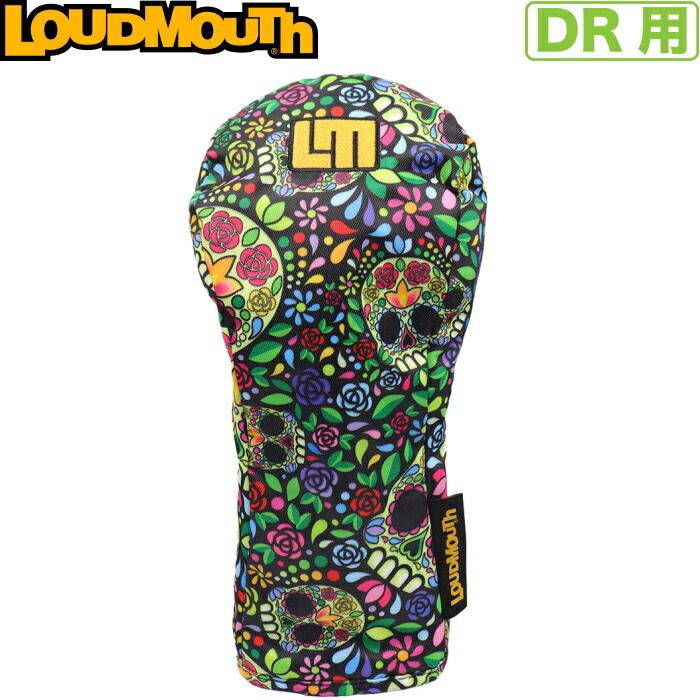 驚きの破格値，送料無料 LOUDMOUTH ラウドマウス ドライバー用ヘッドカバー　LM-HC0020/DR　Mosaic Skulls（342）モザイクスカルズ ドライバー用