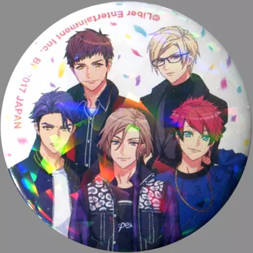 中古】バッジ・ピンズ(キャラクター) 秋組 春夏秋冬デザイン缶バッジ