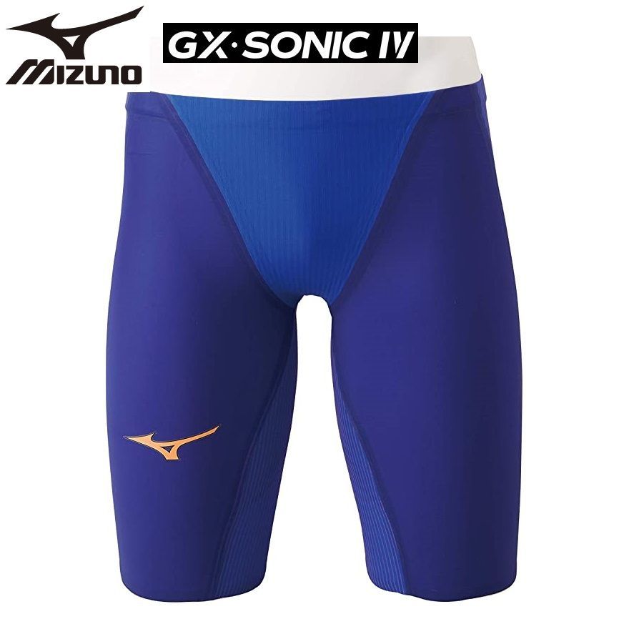 美品】MIZUNO RQ632 ブルー×レッド 高光沢 競パン ライフセーバー