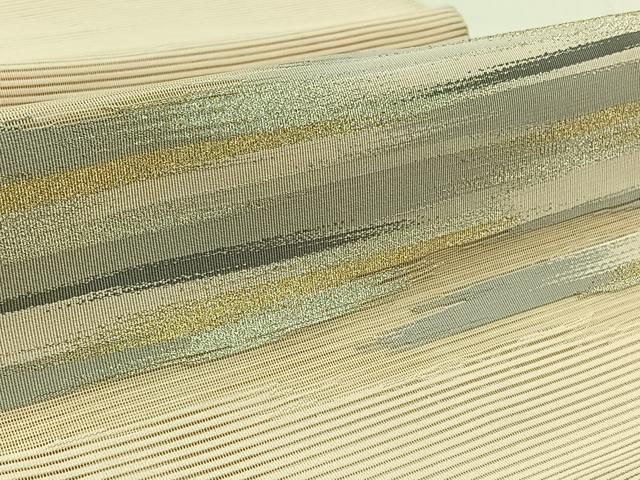 k-6441 純白 上品なデザイン 正絹 長襦袢 袖無双 平和屋着物◎六通柄袋帯 更紗花唐草文 銀糸 正絹 逸品