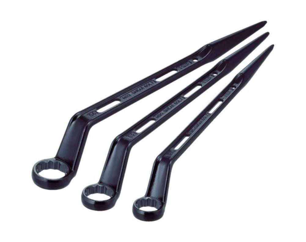 トップ工業 TOP メガネ レンチ シャーボルト用 シャーレンチ 対辺32mm 65°オフセット 軽量 シノ付き SM-32SB 燕三条