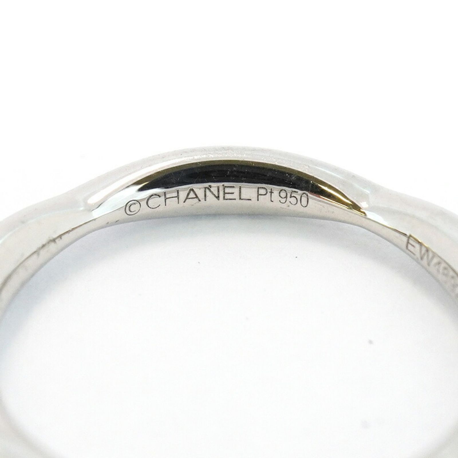 シャネル(Chanel) シャネル リング カメリア ハーフエタニティ