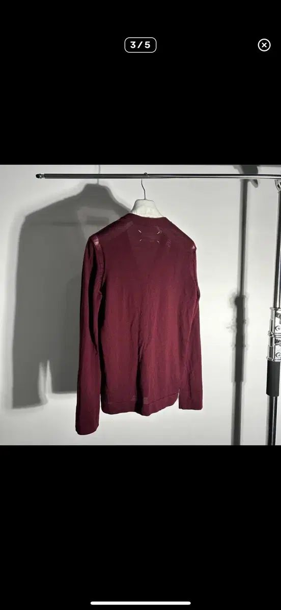 美品 Maison Margiela メゾンマルジェラ シースルーカーディガン Maison Margiela(メゾンマルジェラ) シースルー ディテール