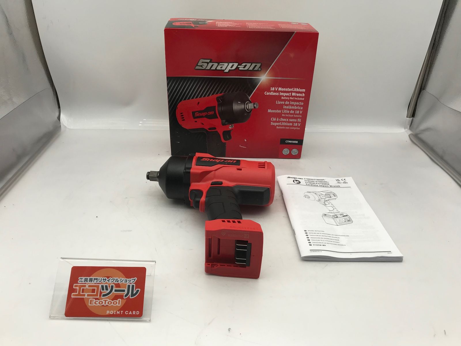 〇Snap-on スナップオン 3 8 ブラシレス コードレスインパクト CT9050DB IT3VWIGJYA1Q エコツール小牧ｲﾝﾀｰ店 M02