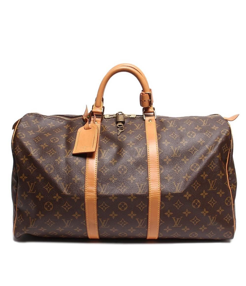 ルイ ヴィトン ボストンバッグ ダブルファスナー開閉式 ゴールド金具 キーポル50 M41426 ユニセックス LOUIS VUITTON