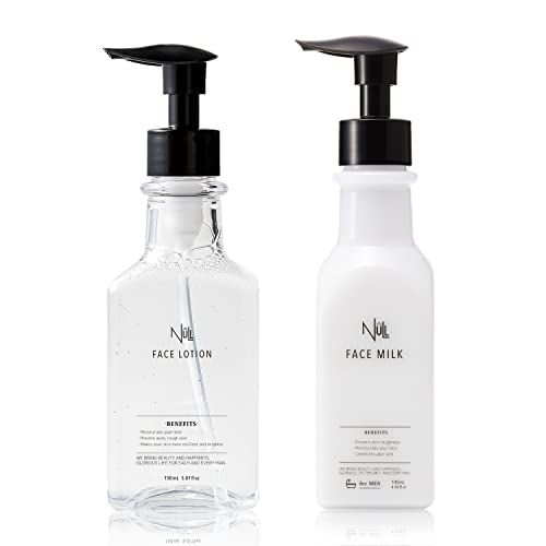 | NULL 化粧水 メンズ 乳液 洗顔 + スキンケア2STEPセット ニキビ メンズ用スキンケア セット スキンケア2STEP &amp; 新品未開封 洗顔＆化粧水 ブランド誕生から12年。男性に寄り添い続けた、メンズコスメブランド
