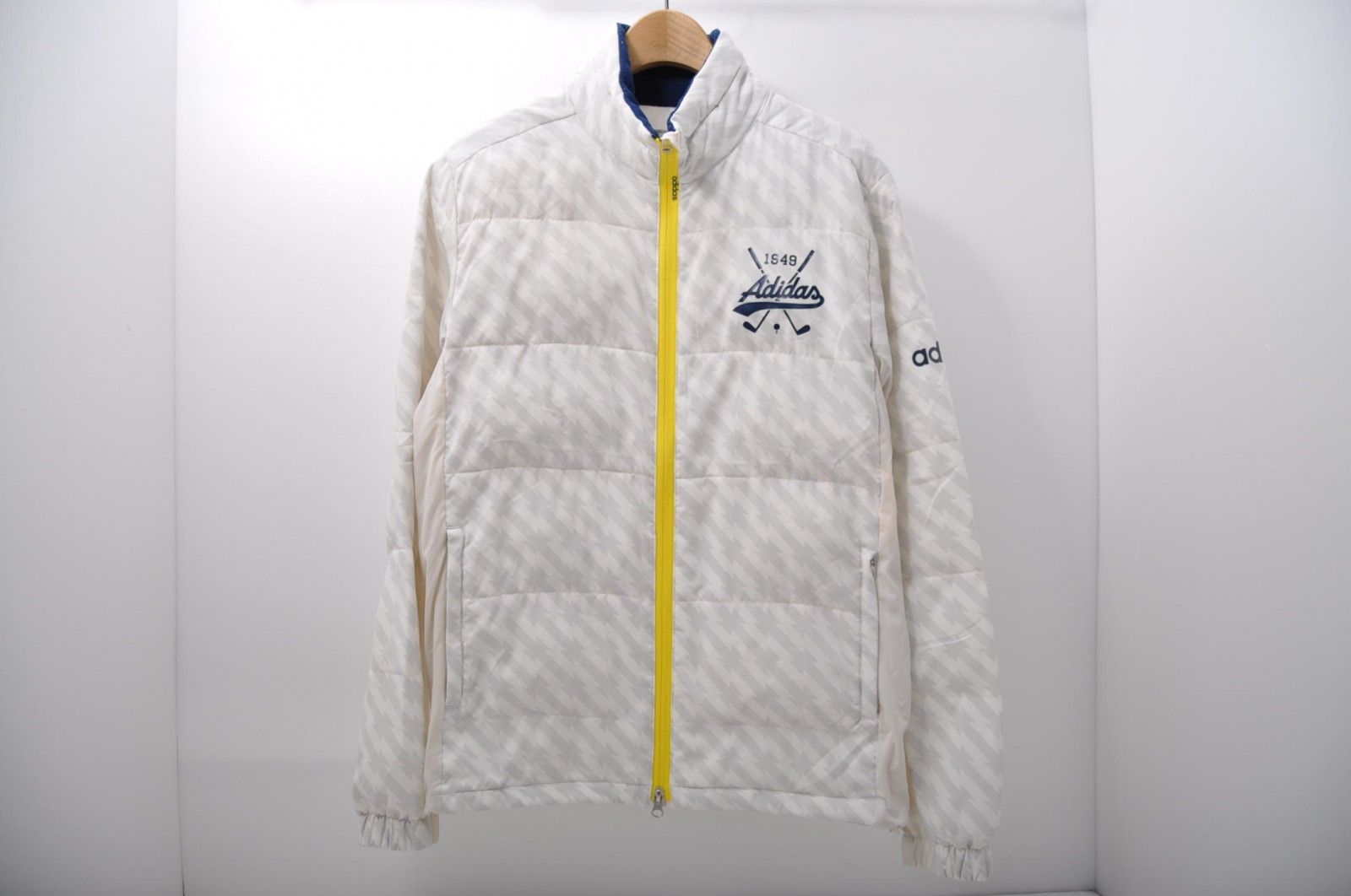 アディダス ダブルジップジャケット ホワイト/グレー 【公式通販】