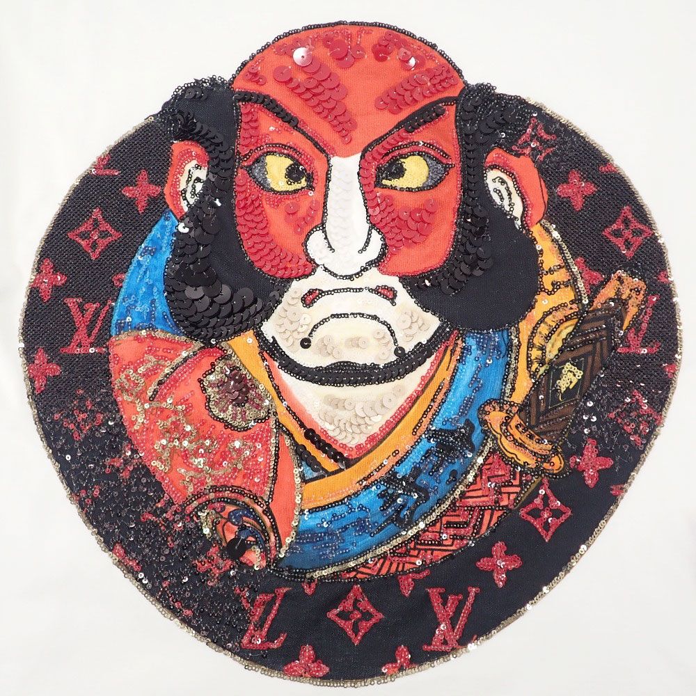 ルイ・ヴィトン 山本寛斎 KANSAI コラボ KABUKI スパンコール 半袖T 