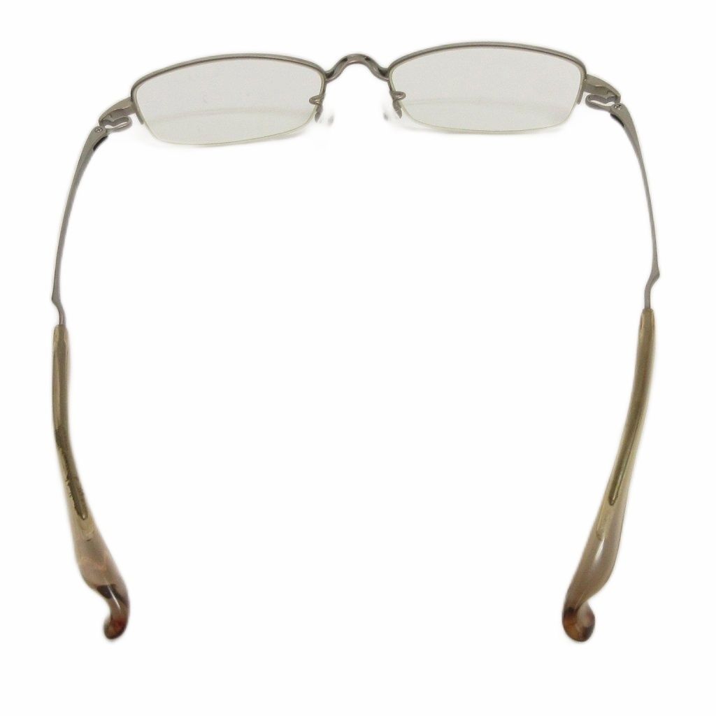 999.9 フォーナインズ S-602T シルバー フォーナインズ 999.9 眼鏡 メガネ 度入り ハーフリム S-602T