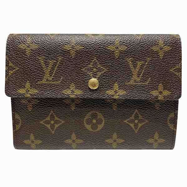 ルイヴィトン Louis Vuitton モノグラム ポルトトレゾールエテュイパピエ M61202 3つ折り財布 ユニセックス