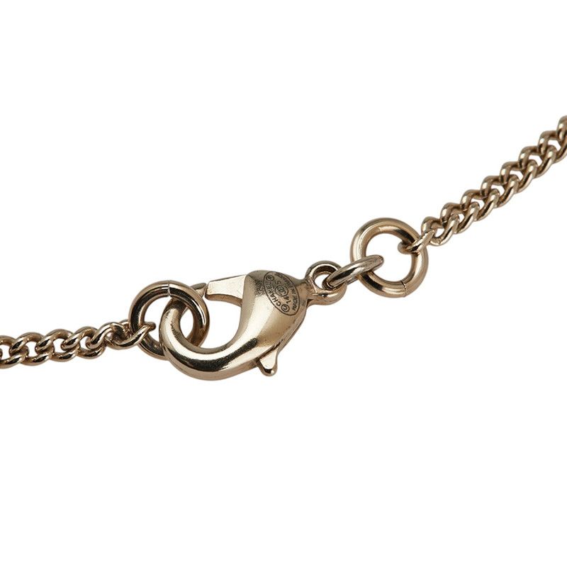 シャネル ココマーク チェーン ネックレス ゴールド ピンク メッキ レディース CHANEL 1-0233296 FORTGASGNV_COM_BR