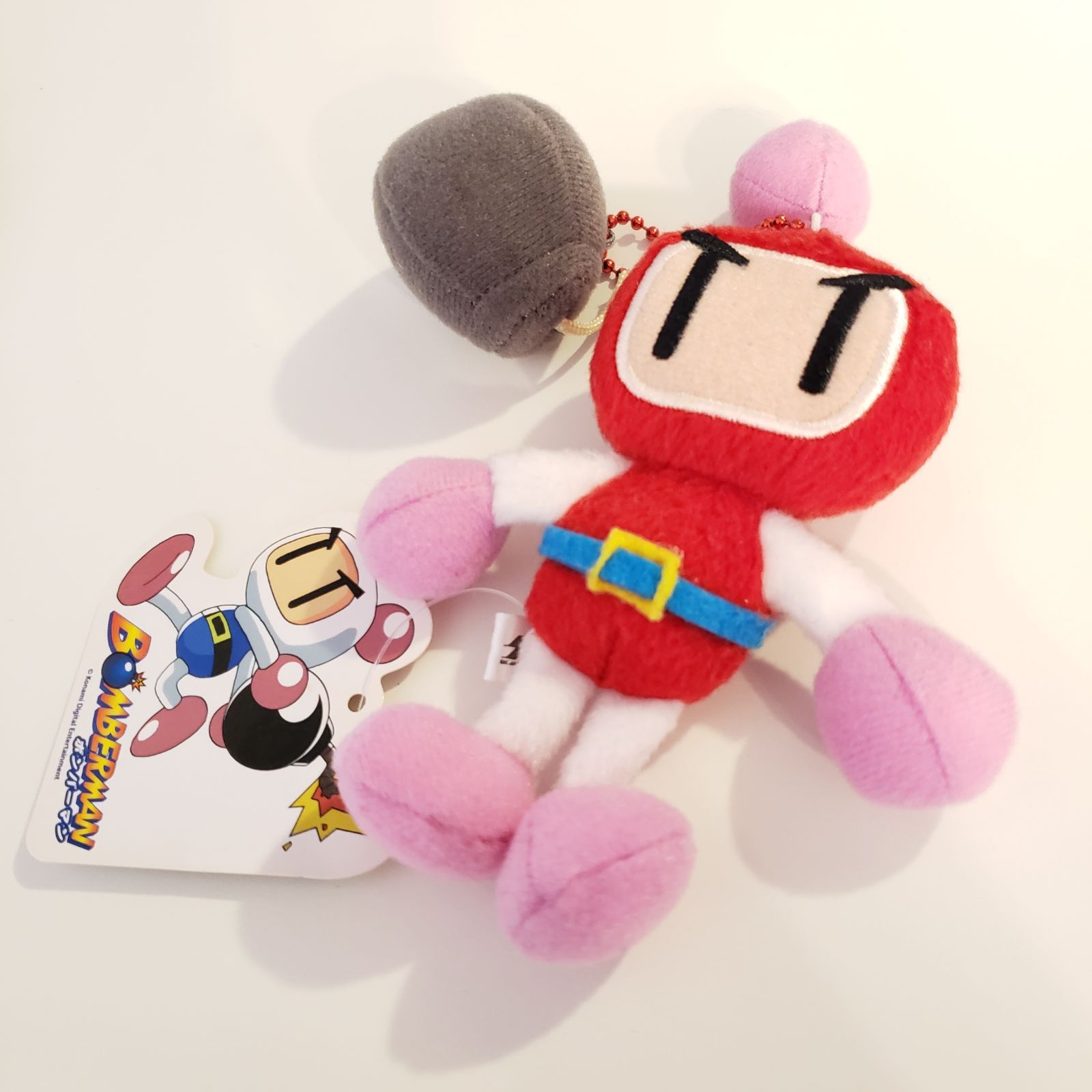ボンバーマン マスコットボールチェーン レッド - メルカリ