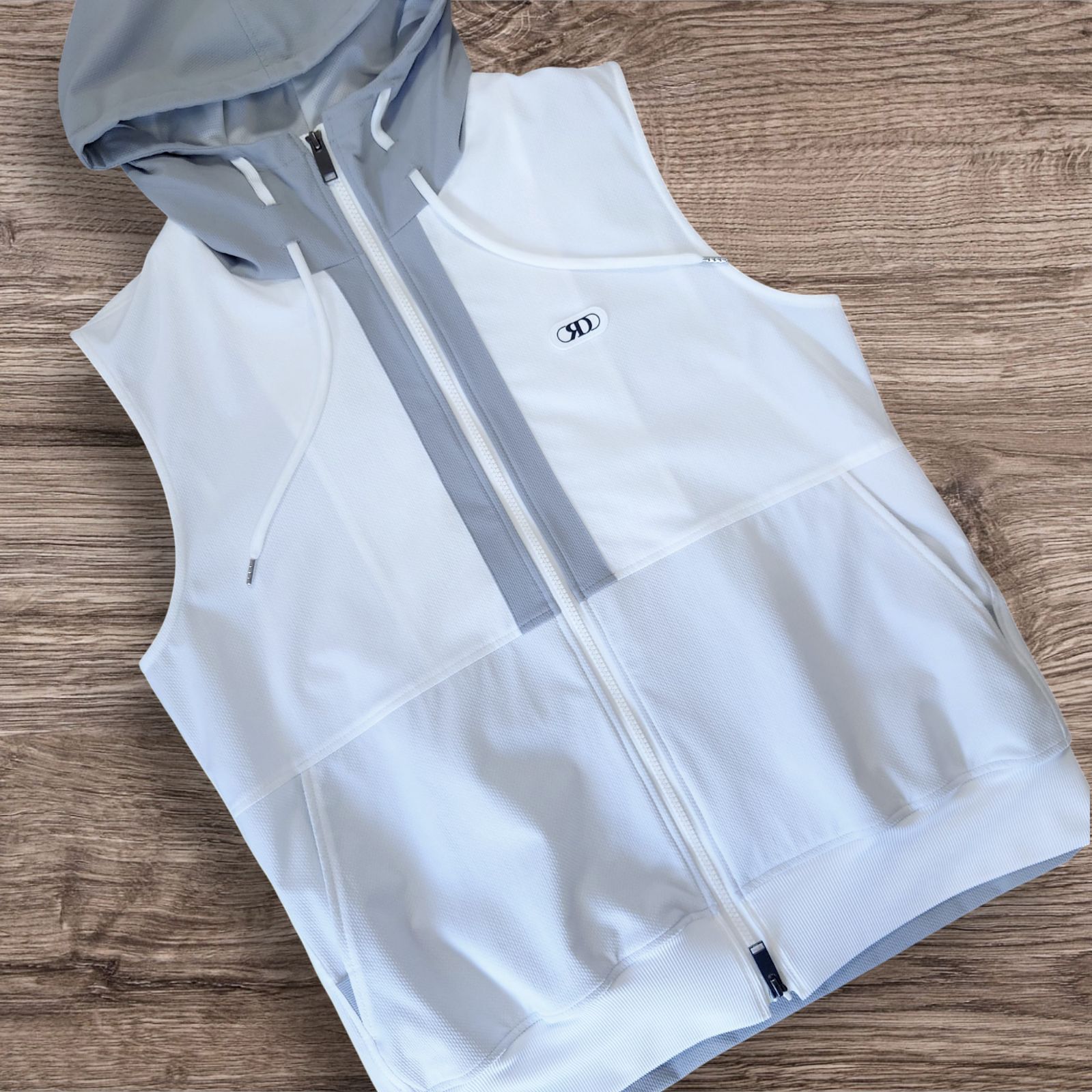 ROCK DUDE GOLF ナイロン ノースリーブパーカー